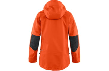 Image of Fjallraven Bergtagen Eco-Shell Jacket - Womens, Hokkaido Orange, Small, F86631-208-S