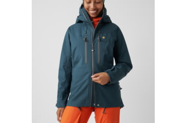 Image of Fjallraven Bergtagen Eco-Shell Jacket - Womens, Mountain Blue, Extra Small, F86631-570-XS