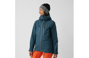 Image of Fjallraven Bergtagen Eco-Shell Jacket - Womens, Mountain Blue, Extra Small, F86631-570-XS