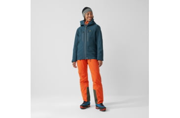 Image of Fjallraven Bergtagen Eco-Shell Jacket - Womens, Mountain Blue, Extra Small, F86631-570-XS