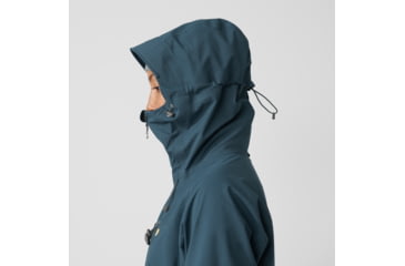 Image of Fjallraven Bergtagen Eco-Shell Jacket - Womens, Mountain Blue, Extra Small, F86631-570-XS