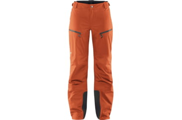 Image of Fjallraven Bergtagen Eco-Shell Trousers - Womens, Hokkaido Orange, 36 EU, F89867-208-36