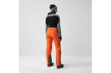 Image of Fjallraven Bergtagen Eco-Shell Trousers - Womens, Hokkaido Orange, 48, F86632-208-48