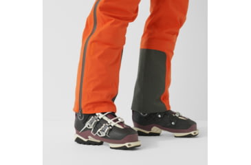 Image of Fjallraven Bergtagen Eco-Shell Trousers - Womens, Hokkaido Orange, 48, F86632-208-48