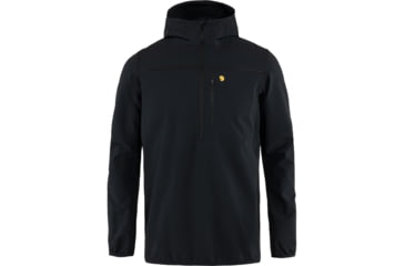 Image of Fjallraven Bergtagen Stretch Half Zip - Mens, Black, Small, F87400-550-S
