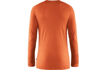 Image of Fjallraven Bergtagen Thinwool LS - Mens, Hokkaido Orange, Small, F87405-208-S