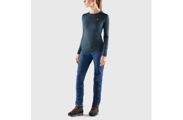Image of Fjallraven Bergtagen Thinwool LS - Womens, Black, Extra Large, F89886-550-XL