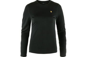 Image of Fjallraven Bergtagen Thinwool LS - Womens, Black, Extra Large, F89886-550-XL