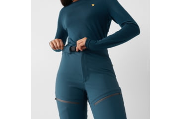 Image of Fjallraven Bergtagen Touring Trousers - Womens, Mountain Blue, 42, Long, F86130-570-42/L