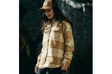 Image of Fjallraven Canada Shirt - Women's, Buckwheat Brown-Light Beige, Extra Small, F90835-232-191-XS