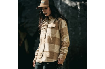 Image of Fjallraven Canada Shirt - Womens, Buckwheat Brown-Light Beige, Extra Large, F90835-232-191-XL