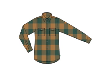 Image of Fjallraven Canada Shirt - Womens, Deep Patina/Buckwheat Brown, Extra Large, F90835-679-232-XL