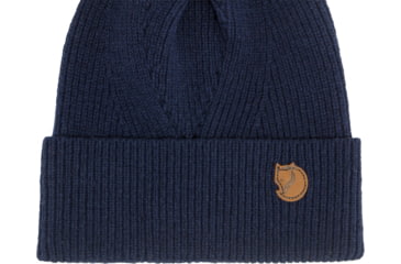 Image of Fjallraven Directional Rib Beanie, Dark Navy, One Size, F78143-555-OS