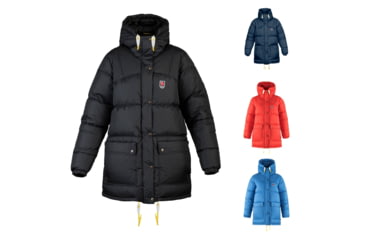 Image of Fjallraven Expedition Down Jacket - Women's, Black, Navy, True Red, UN Blue