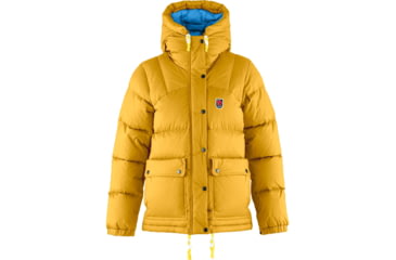 Image of Fjallraven Expedition Down Lite Jacket - Womens, Mustard Yellow/UN Blue, Extra Small, F89995-161-525-XS