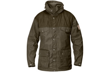 Image of Fjallraven Greenland Jacket - Men's-Tarmac/Dark Olive-Medium