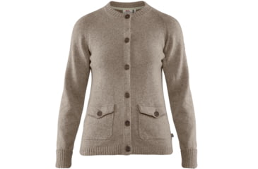 Image of Fjallraven Greenland Re-Wool Cardigan - Womens, Driftwood, Extra Large, F89748-229-XL