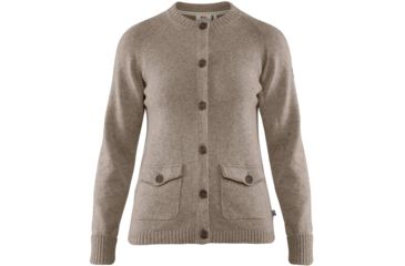 Image of Fjallraven Greenland Re-Wool Cardigan - Womens, Driftwood, Large, F89748-229-L