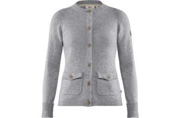 Image of Fjallraven Greenland Re-Wool Cardigan - Womens, Grey, Extra Small, F89748-020-XS