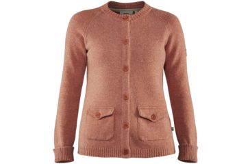 Image of Fjallraven Greenland Re-Wool Cardigan - Womens, Terracotta Pink, Extra Small, F89748-306-XS