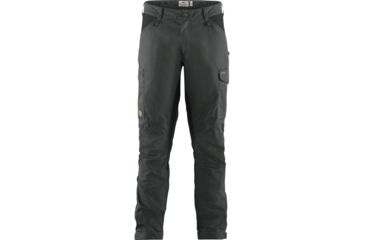 Image of Fjallraven Kaipak Trousers - Mens, Dark Grey/Black, 46, Regular, F84466-030-550-46