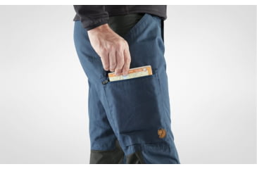 Image of Fjallraven Kaipak Trousers - Mens, Uncle Blue/Dark Grey, 46, Regular, F84466-520-030-46