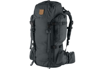 Image of Fjallraven Kajka 55L Backpacks - Unisex, Coal Black, Large, F23200256-37-One Size