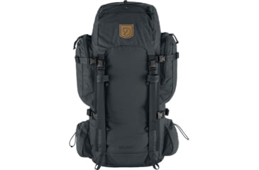 Image of Fjallraven Kajka 55L Backpacks - Unisex, Coal Black, Large, F23200256-37-One Size