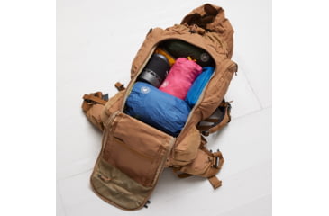 Image of Fjallraven Kajka 55L Backpacks - Unisex, Khaki Dust, Small/Medium, F24-228OS