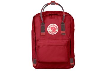 Image of Fjallraven Kanken 13 Inch Laptop Backpack, Deep Red/Random Blocked, F27171-325-915-