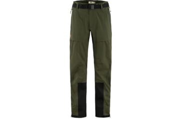 Image of Fjallraven Keb Eco-Shell Trousers - Mens, Deep Forest, Extra Large, F82415-662-XL