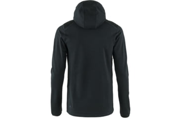 Image of Fjallraven Keb Fleece Hoodie - Mens, Black, Extra Large, F81878-550-XL