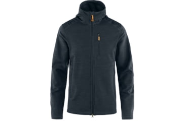 Image of Fjallraven Keb Fleece Hoodie - Mens, Dark Navy, Large, F81479-555-L
