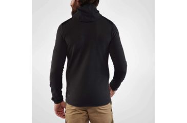 Image of Fjallraven Keb Fleece Trekking Hoodie - Mens, Dark Grey-Black, Small, F81878-020-030-S