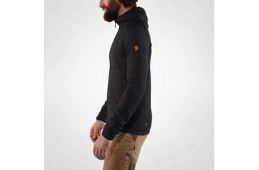 Image of Fjallraven Keb Fleece Trekking Hoodie - Mens, Dark Grey-Black, Small, F81878-020-030-S