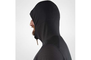 Image of Fjallraven Keb Fleece Trekking Hoodie - Mens, Dark Grey-Black, Small, F81878-020-030-S