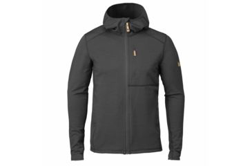 Image of Fjallraven Keb Fleece Hoodie - Men's, Grey/Dark Grey, Small, F81878-020-030-S