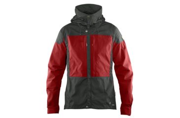 Image of Fjallraven Keb Jacket - Mens, Stone Grey-Lava, Small, F87211-018-335-S