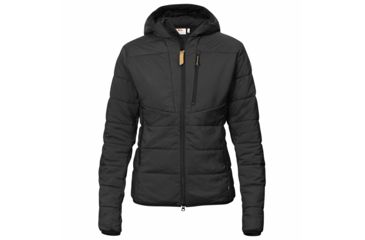 Image of Fjallraven Keb Padded Hoodie - Womens, Black, S, F89630-550-S