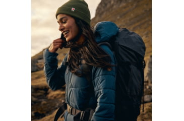Image of Fjallraven Keb Padded Hoodie - Womens, Mountain Blue, Extra Small, F89630-570-XS