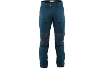 Image of Fjallraven Keb Touring Trousers - Mens, Storm/Night Sky, 56 Waist, Long Inseam, F82283-638-575-56