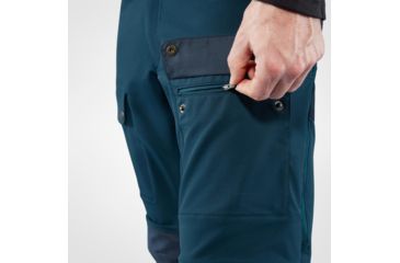 Image of Fjallraven Keb Touring Trousers - Mens, Storm/Night Sky, 56 Waist, Long Inseam, F82283-638-575-56