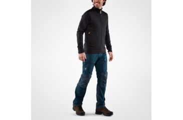 Image of Fjallraven Keb Touring Trousers - Mens, Storm/Night Sky, 56 Waist, Long Inseam, F82283-638-575-56