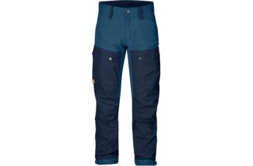 Image of Fjallraven Keb Trekking Trousers - Men's, Dark Navy/Uncle Blue, 48, Long, F85656-555-520-48