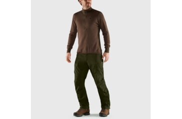 Image of Fjallraven Lappland Hybrid Trousers - Mens, Deep Forest, 50, F90647-662-50
