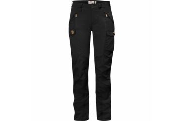 Image of Fjallraven Nikka Curved Trousers - Women's, 44 Euro, 33 in Waist, Unhemmed Inseam, Black, F89638-550-44