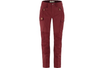 Image of Fjallraven Nikka Curved Trousers - Women's, 44 Euro, 33 in Waist, Regular Inseam, Bordeaux Red, F89638-347-44