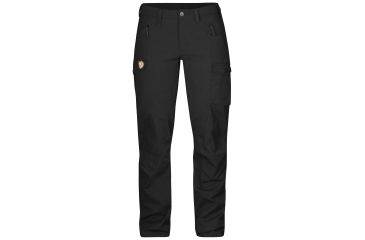 Image of Fjallraven Nikka Trousers - Women's-Black-Raw Length-EU 36