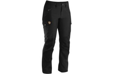 Image of Fjallraven Nikka Trousers - Women's-Black-Raw Length-EU 36