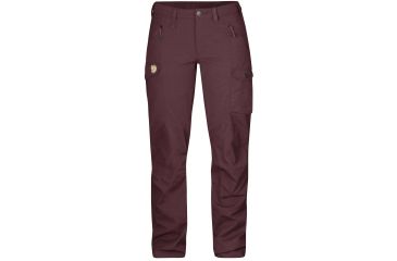 Image of Fjallraven Nikka Trousers - Women's, Dark Garnet, 40, Regular, F89236-356-40